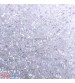 Beads 2mm - Glass Hexagonal - Silver